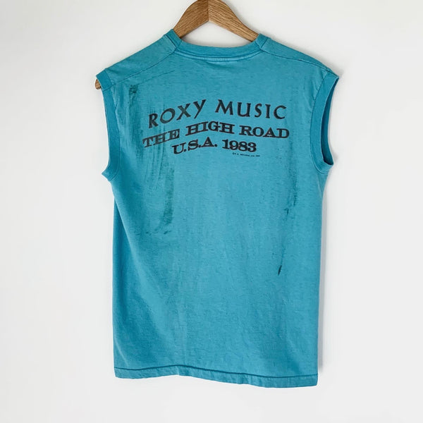 1983 Roxy Music "The High Road" Vintage Tour Tee Shirt