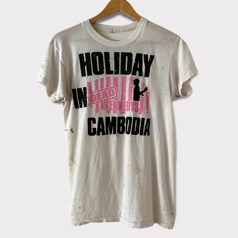 1980 Dead Kennedys "Holiday In Cambodia" Vintage Promo Tee Shirt