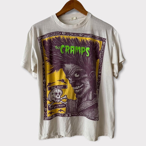 1980s The Cramps "Bad Music For Bad People Vintage Promo Tee Shirt