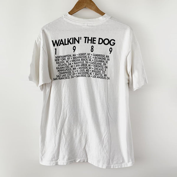 1989 Cowboy Junkies "Walkin The Dog" Vintage Tour Tee Shirt