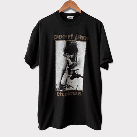 1992 Pearl Jam "Choices" Vintage Promo Tee Shirt