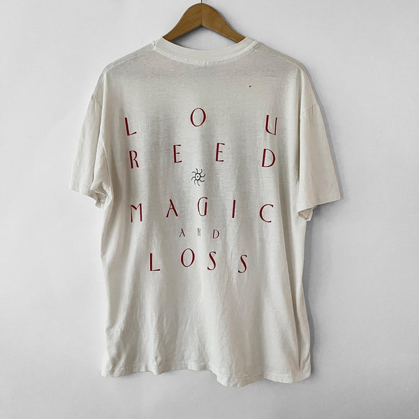 1992 Lou Reed "Magic And Loss" Vintage Tour Tee Shirt