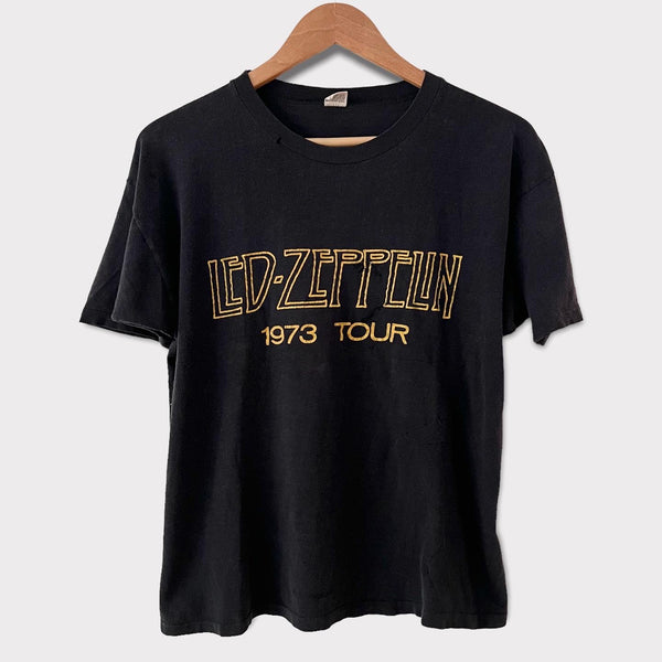 1973 Led Zeppelin SHOWCO Tour Crew Vintage Tee Shirt