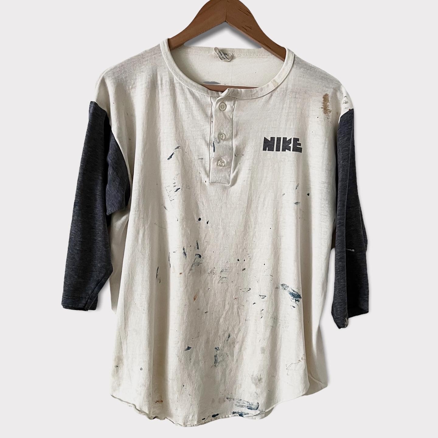 1970s Nike Vintage Raglan Tee Shirt