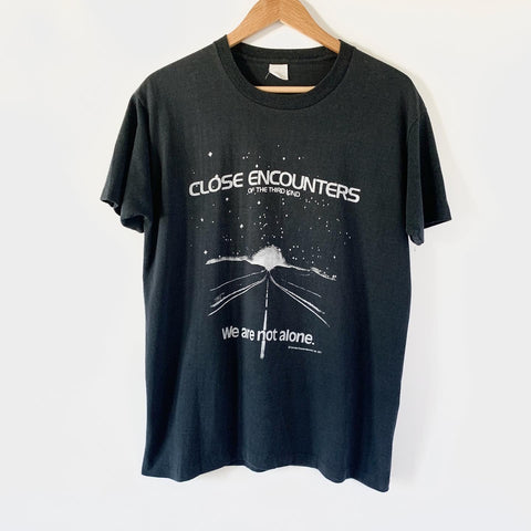 1977 Close Encounters Of The Third Kind Vintage Movie Promo Tee Shirt