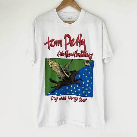 1995 Tom Petty "Dogs With Wings" Vintage Tour Tee Shirt