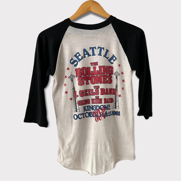 1981 Rolling Stones in Seattle Vintage Concert Tee Shirt