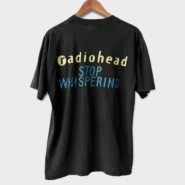 1993 Radiohead "Stop Whispering" Vintage Promo Tee Shirt