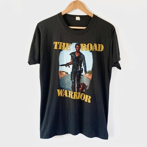 1980s Road Warrior Mad Max Vintage Movie Promo Tee Shirt Mel Gibson