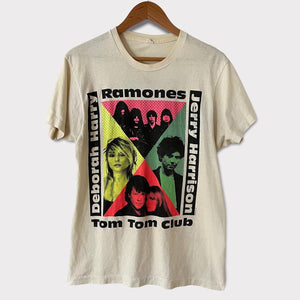 1990年　RAMONES Vintage Tシャツ TOM TOM CLUBコピーライトあり