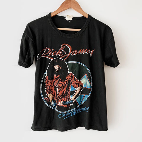 1983 Rick James "Cold Blooded" Vintage Promo Tee Shirt