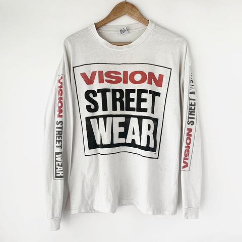 1987 Vision Street Wear Vintage Long Sleeve Tee Shirt