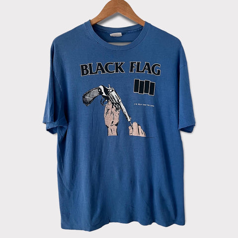 1986 Black Flag "In Your Head" Vintage Tour Tee Shirt