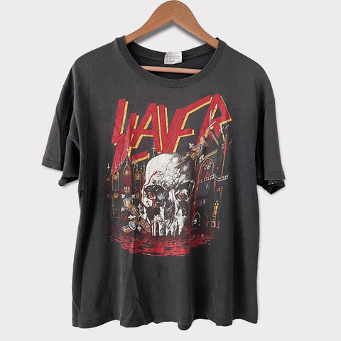 1988 Slayer "World Sacrifice" Vintage Tour Tee Shirt