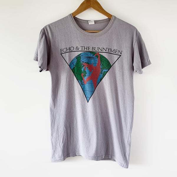 1986 Echo And The Bunnymen Vintage Tour Tee Shirt