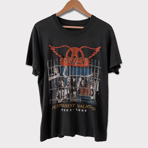 1988 Aerosmith & Guns N Roses Vintage Tour Tee Shirt