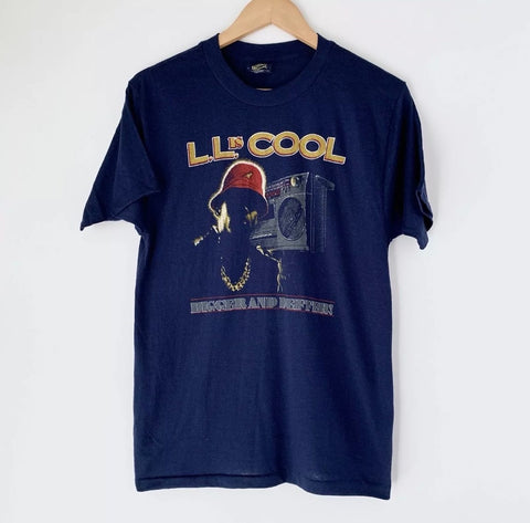 1987 LL COOL J "Bigger & Deffer" Vintage Promo Tee Shirt