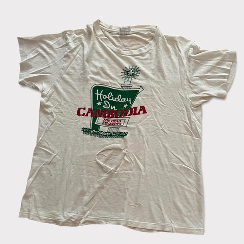 1980 Dead Kennedys "Holiday In Cambodia" Vintage Promo Tee Shirt