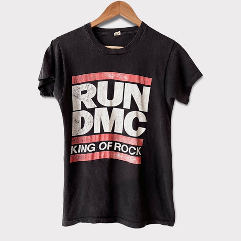 1985 RUN DMC "King Of Rock" Vintage Promo Tee Shirt