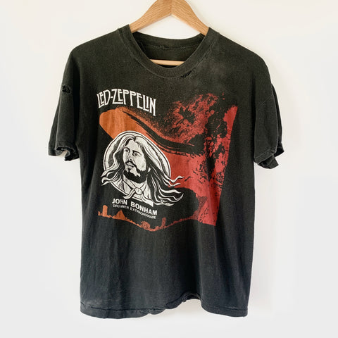 1970s Led Zeppelin John Bonham Vintage Tour Tee Shirt