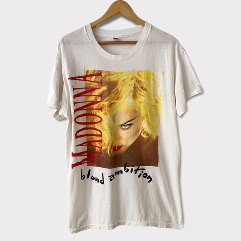 1990 Madonna "Blonde Ambition" Vintage Tour Tee Shirt