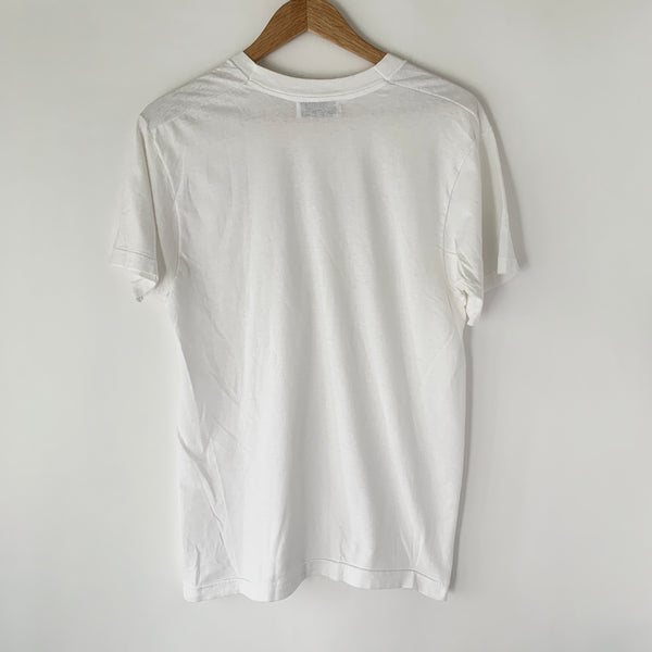 1980s Zeros Revival Vintage Blank Tee - White