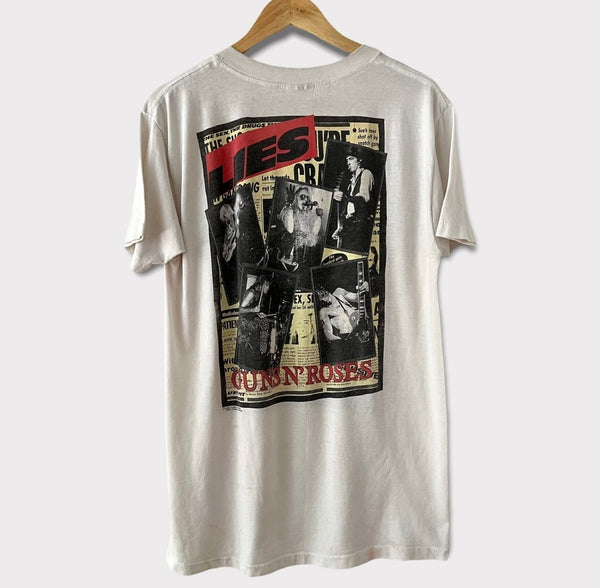 1989 Guns N Roses "Lies" Vintage Promo Tee Shirt - Axl Rose