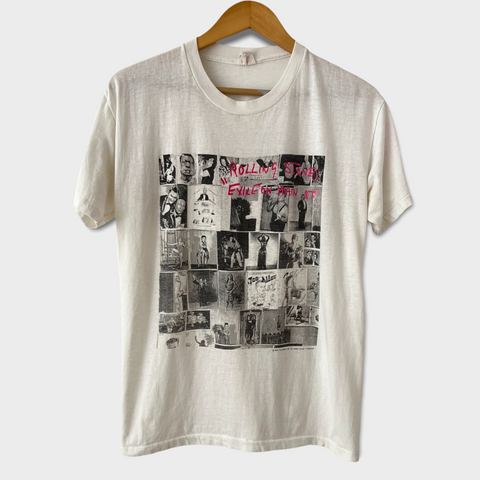 1989 Rolling Stones "Exile On Street" Vintage Promo Tee Shirt