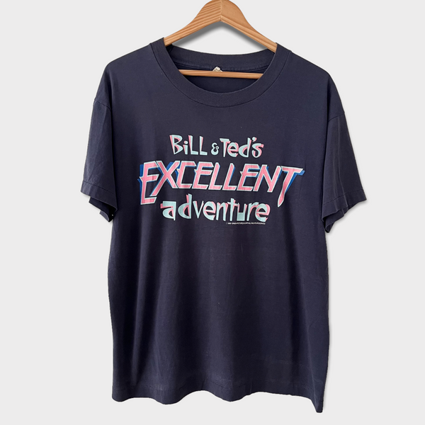 1987 Bill And Ted's Excellent Adventure Vintage Movie Promo Tee Shirt