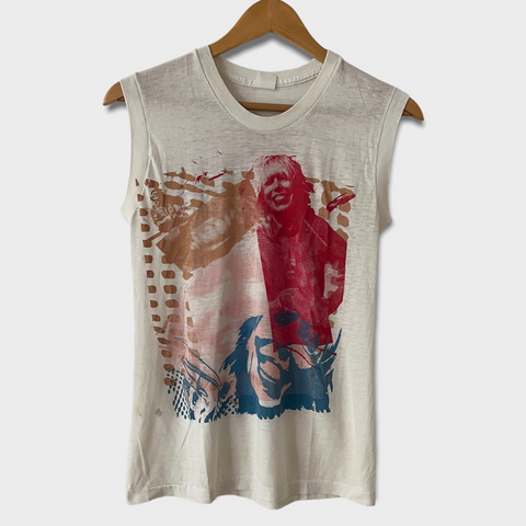 1983 Joni Mitchell Vintage Tour Tank Top Tee Shirt