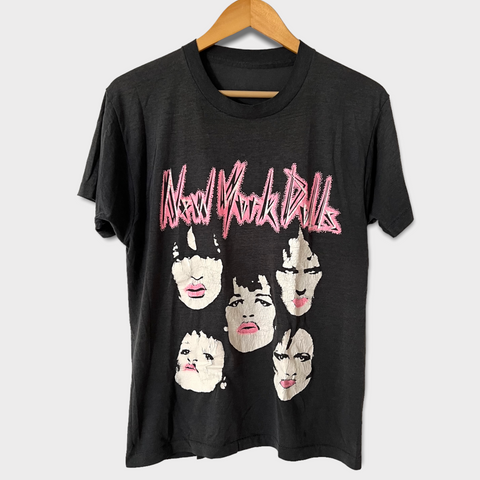 1980s New York Dolls Vintage Promo Tee Shirt