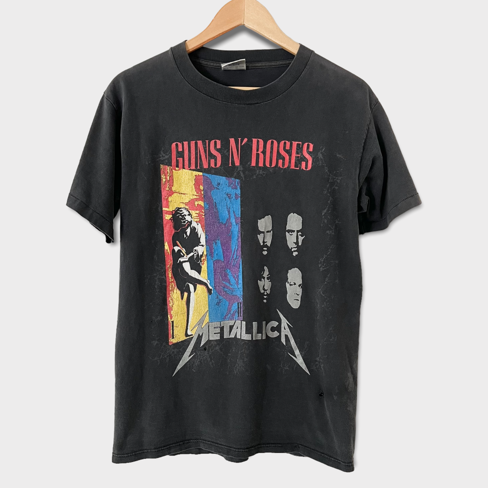 1992 Guns N Roses/Metallica Vintage Tour Tee Shirt