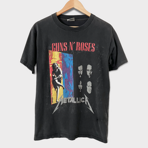 1992 Guns N Roses/Metallica Vintage Tour Tee Shirt