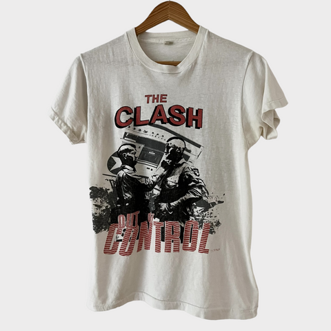 1984 The Clash "Out Of Control" Vintage Promo Tee Shirt