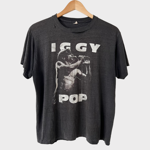 1987 Iggy Pop "Wild One" Vintage Tour Tee Shirt