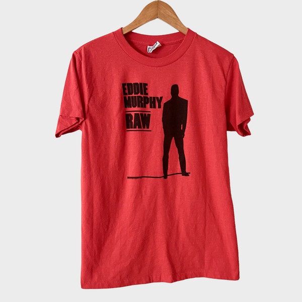 1987 Eddie Murphy "Raw" Vintage Stand Up Comedy Show Tee Shirt