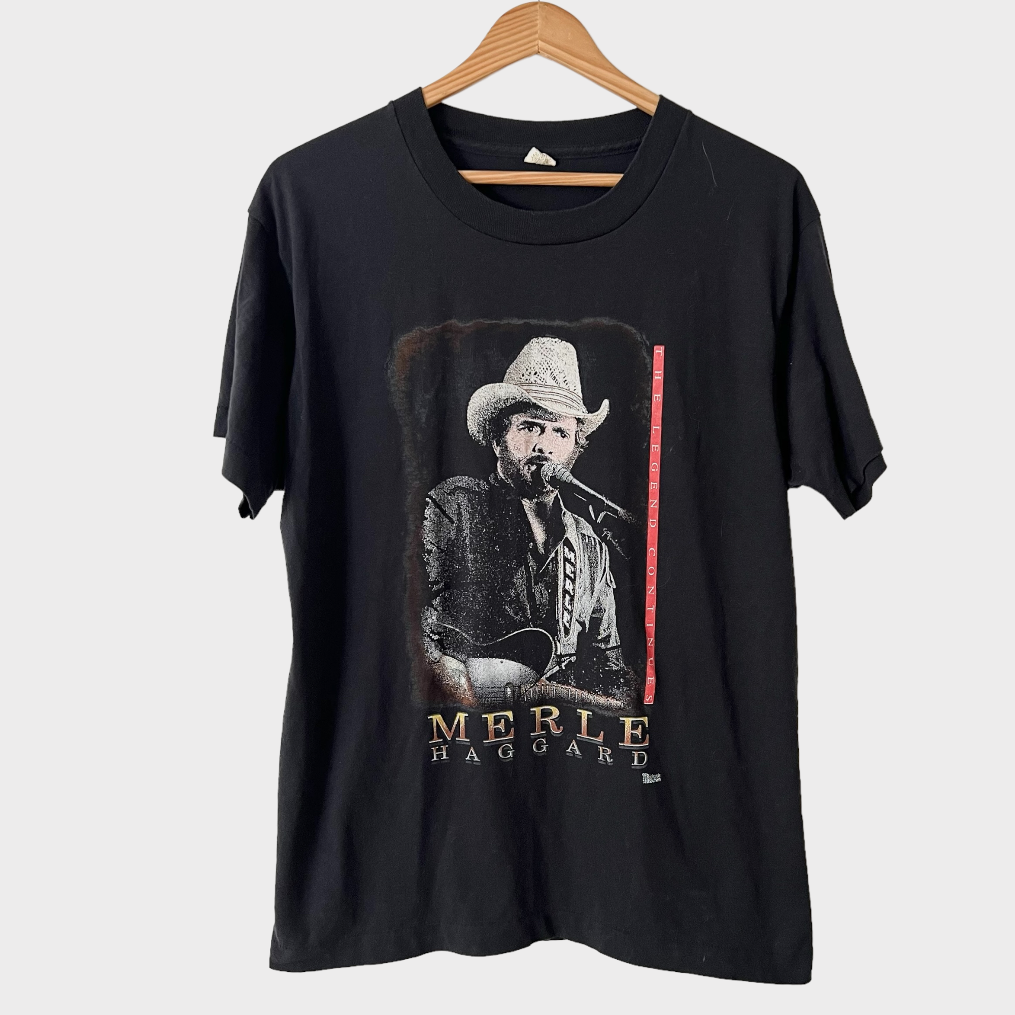 1991 Merle Haggard Vintage Promo Tee Shirt