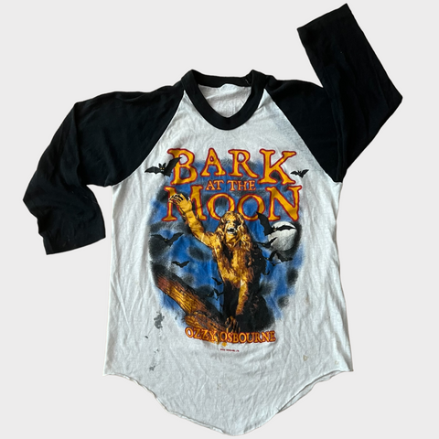 1984 Ozzy Osbourne "Bark At The Moon" Vintage Tour Tee Shirt