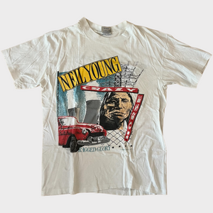 1991 Neil Young Ragged Glory Vintage Tour Tee Shirt