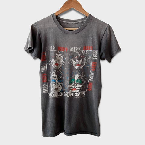 1979 KISS World Tour Security Crew Vintage Tee Shirt