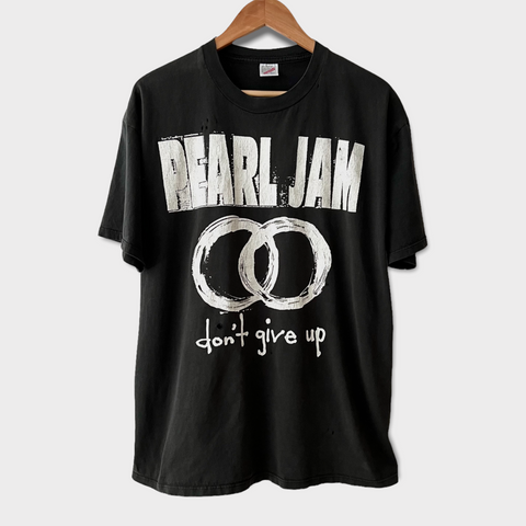 1992 Pearl Jam "Don't Give Up" Vintage Promo Tee Shirt