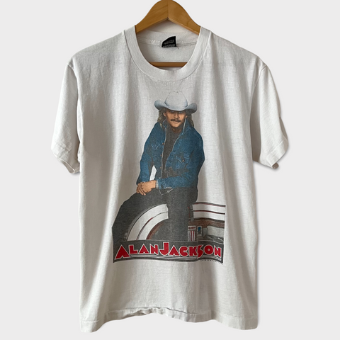 1991 Alan Jackson "Don't Rock The Juke Box" Vintage Promo Tee Shirt