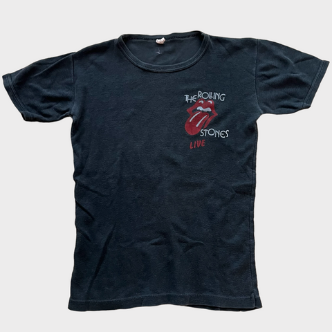 1982 Rolling Stones Euro Tour Vintage Tee Shirt