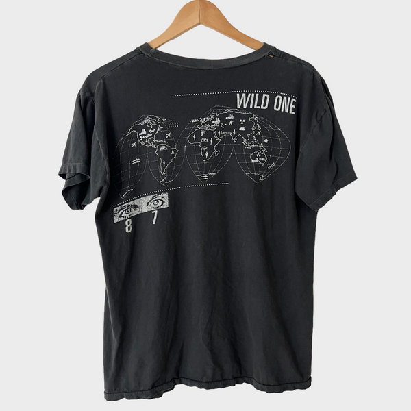 1987 Iggy Pop "Wild One" Vintage Tour Tee Shirt