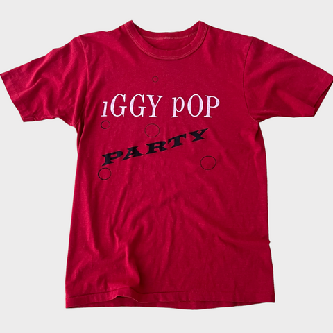 1981 Iggy Pop UK Tour Vintage Tee Shirt