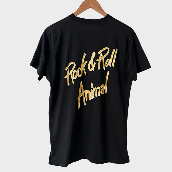 1980s Lou Reed "Rock & Roll Animal" Vintage Promo Tee Shirt