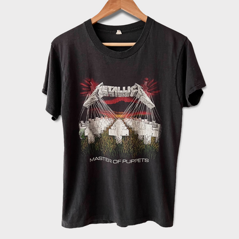 1986 Metallica "Master Of Puppets" Vintage Promo Tee Shirt