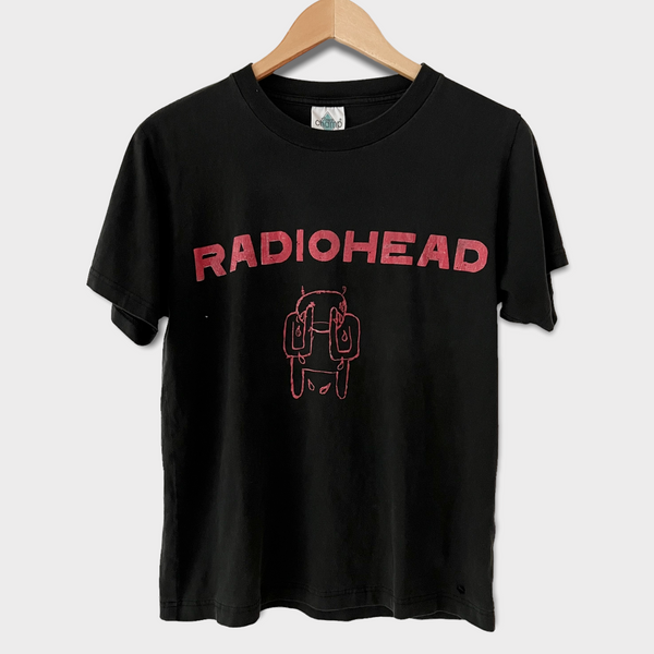 2001 Radiohead Vintage Tour Tee Shirt