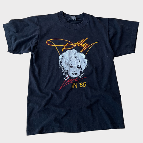 1985 Dolly Parton Vintage Tour Tee Sirt