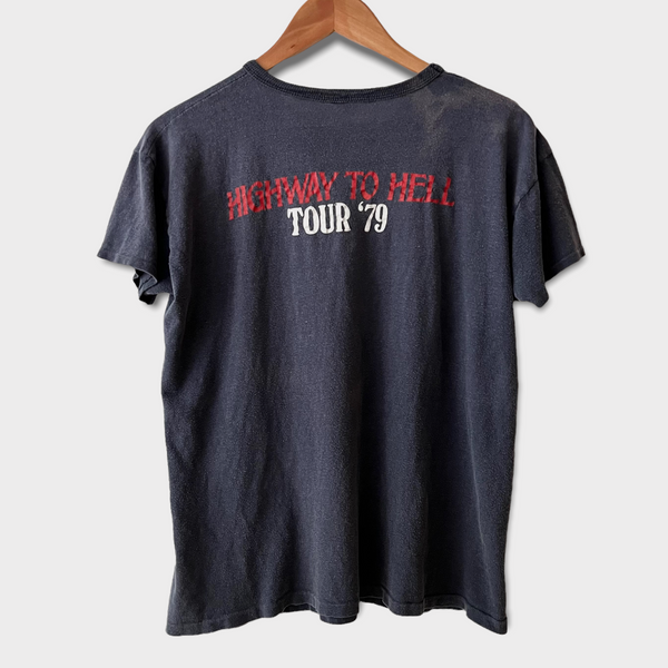 1979 AC DC "Highway To Hell" Vintage Tour Tee Shirt